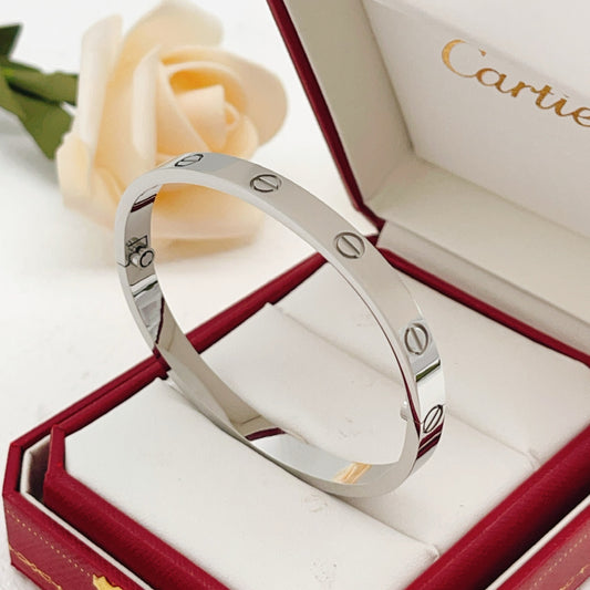 Cartier Wide Polished Bar Bracelet