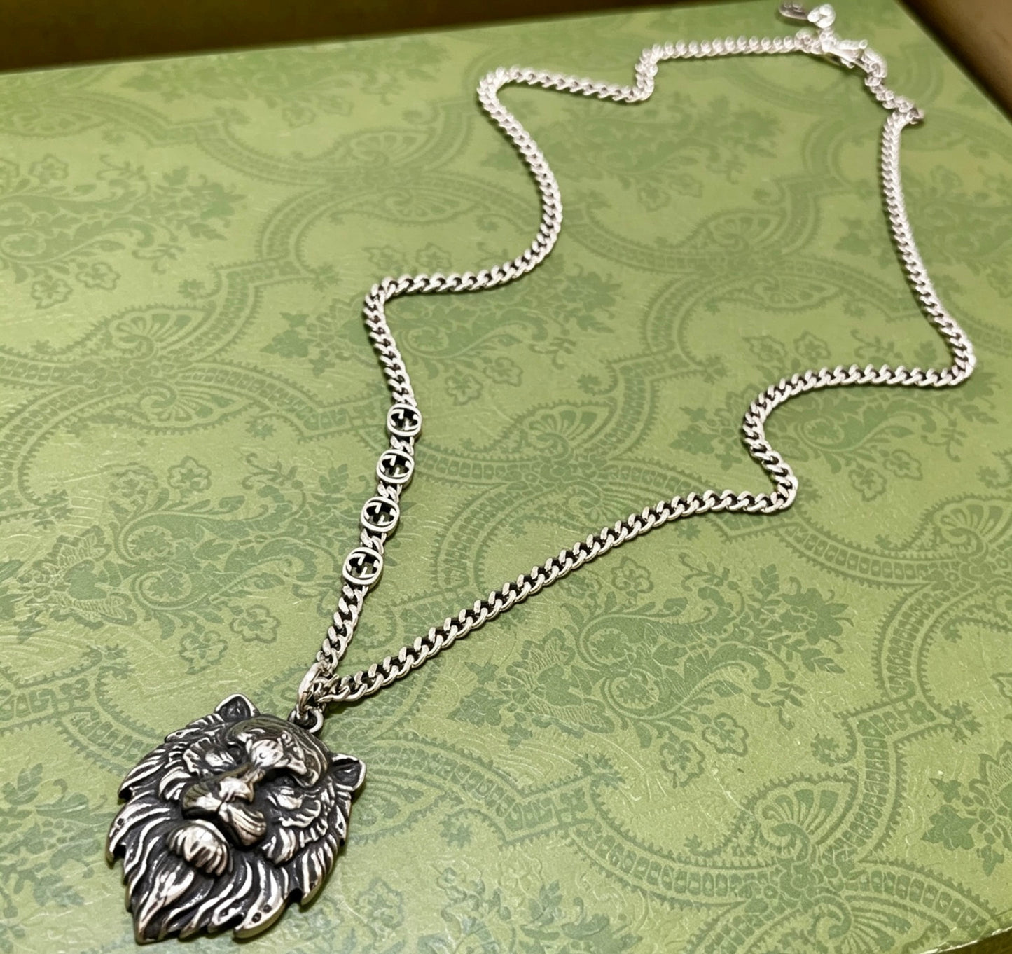 Gucci Vintage Double G Necklace