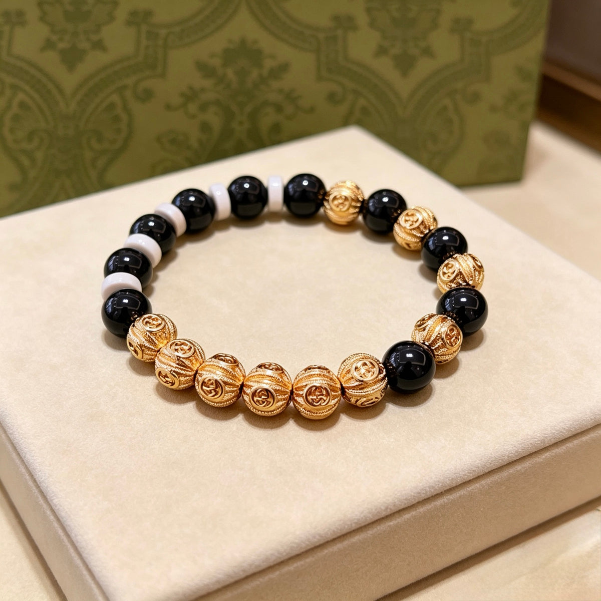 Gucci Crystal Double G Bracelet