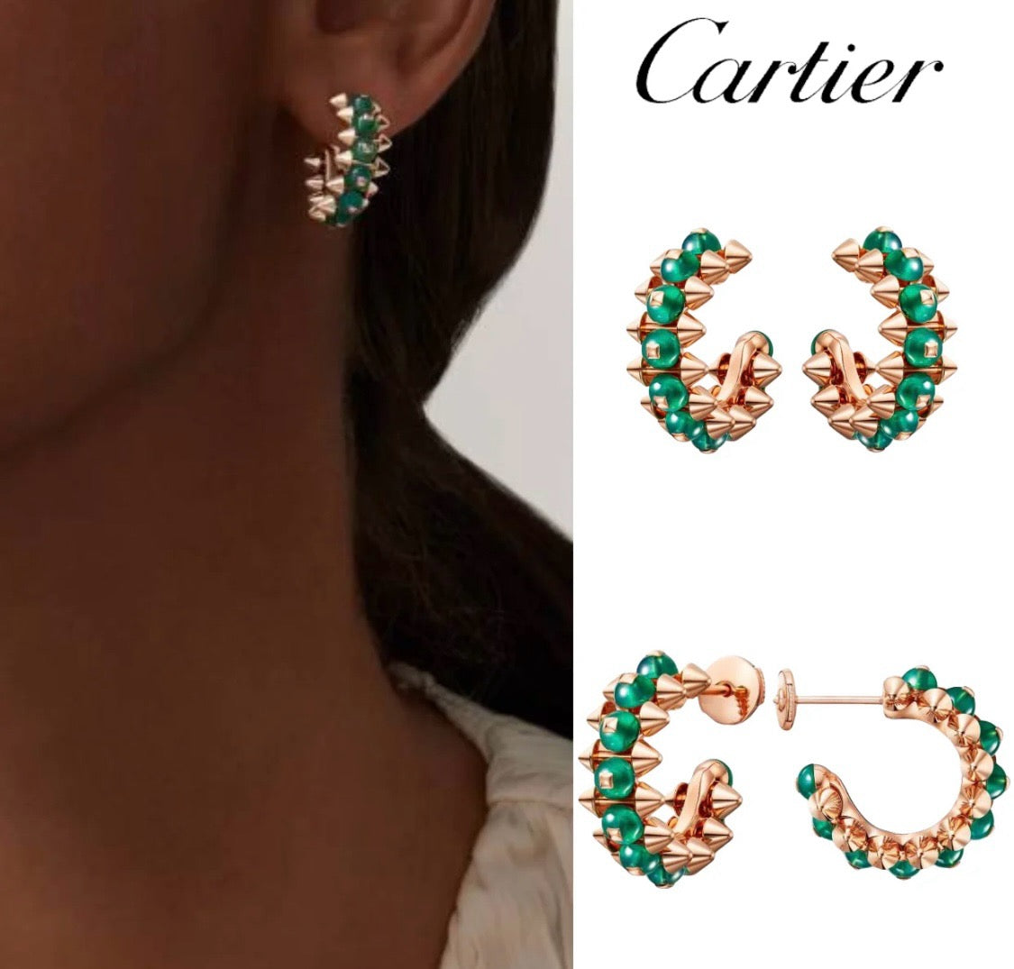 Cartier-style Stud Earrings