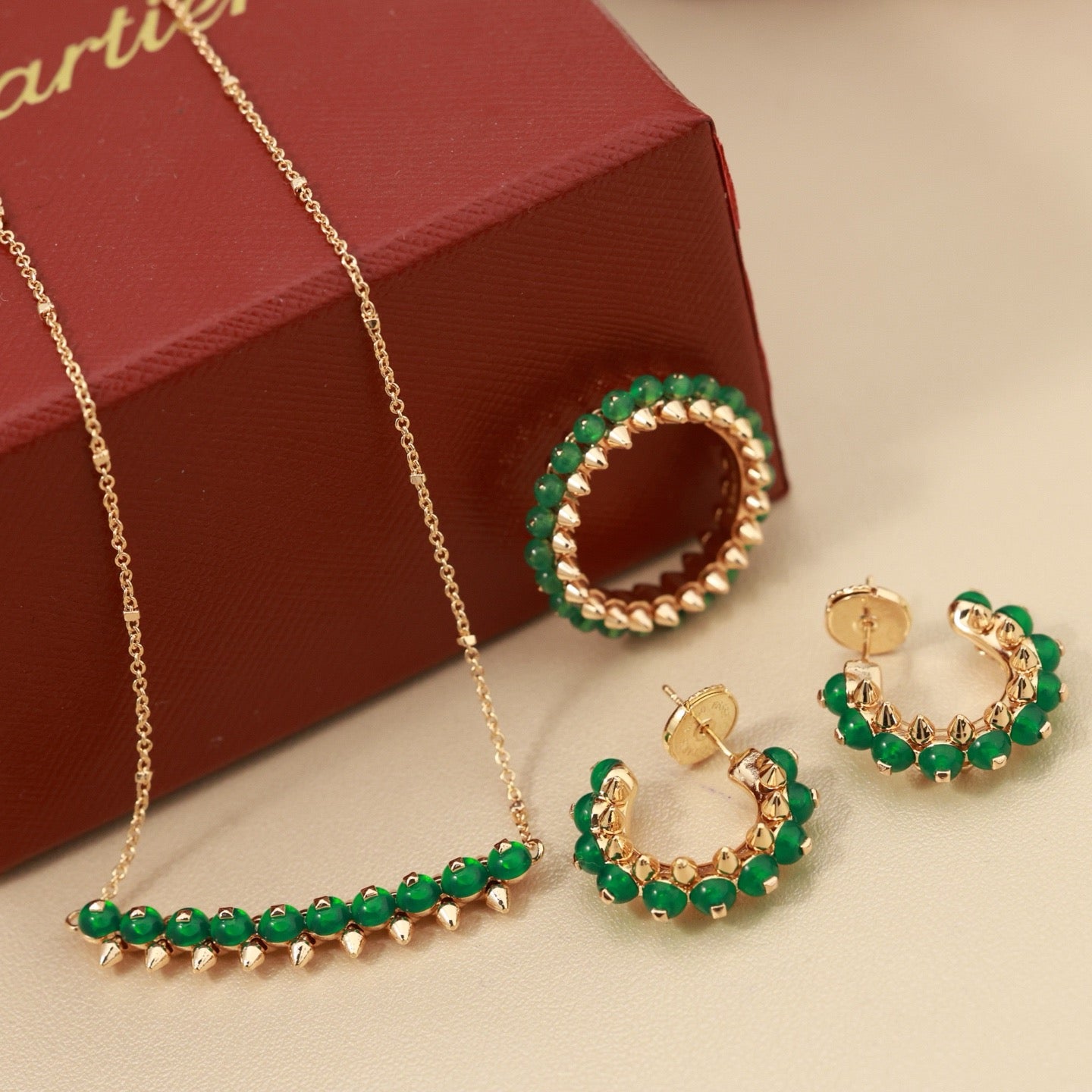 Cartier-style Stud Earrings
