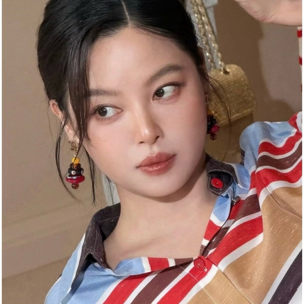 Chanel Double C Earrings