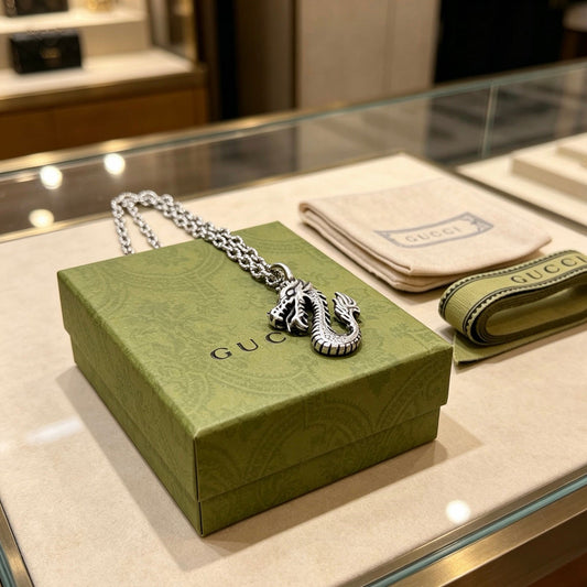 Gucci Vintage Double G Necklace