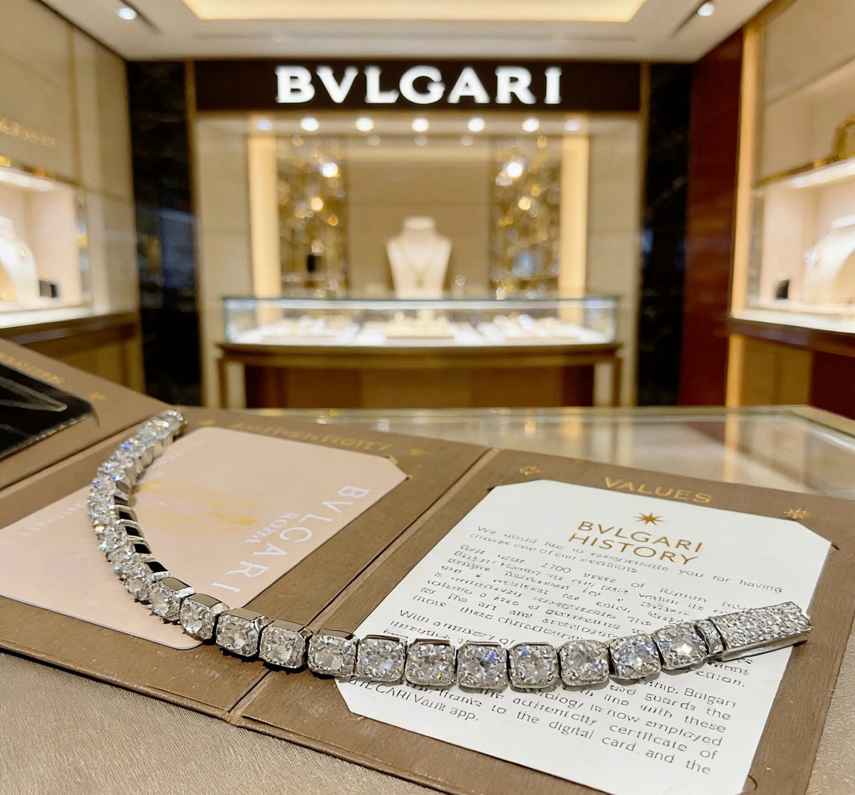 BVLGARI Crystal Bracelet