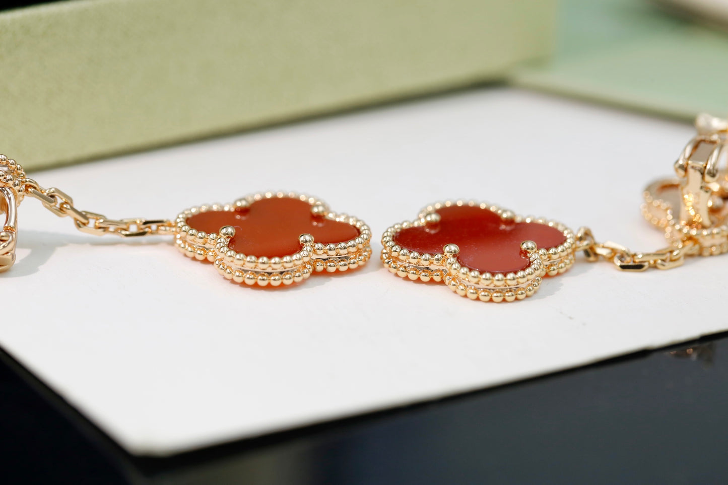 Van Cleef & Arpels Style Clover Earrings