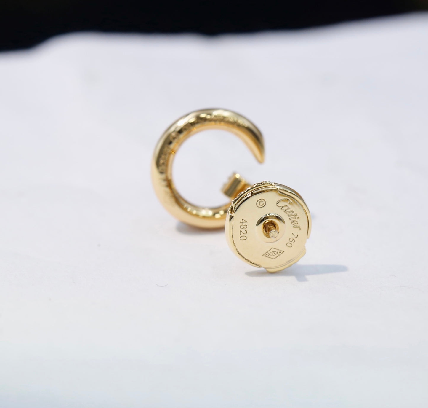 Cartier Mini "Juste un Clou" Earrings (Full Diamond)