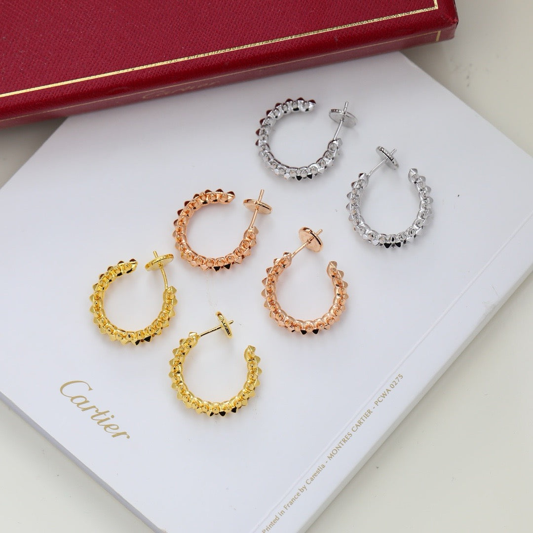 Cartier-style Stud Earrings