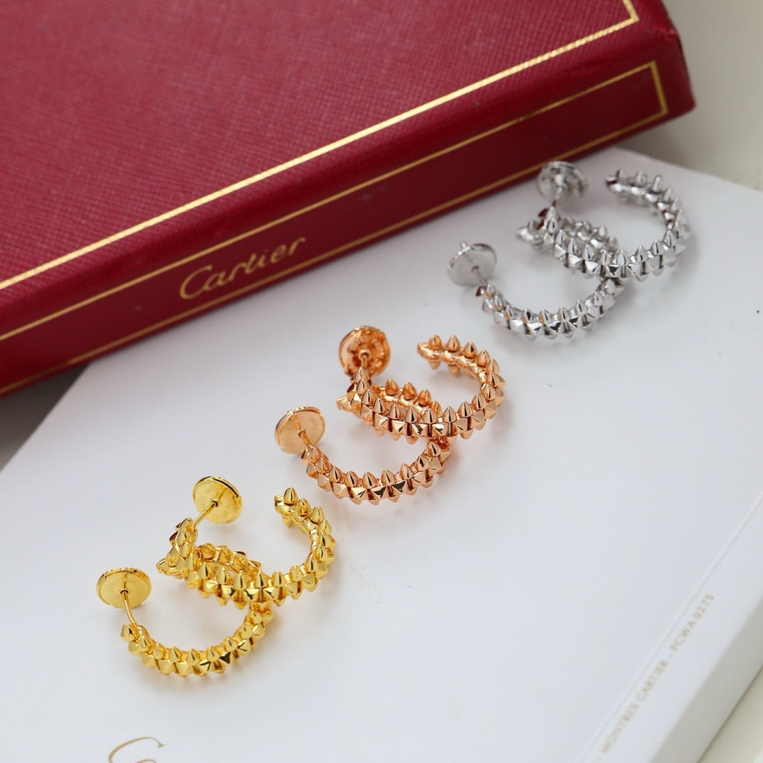 Cartier-style Stud Earrings
