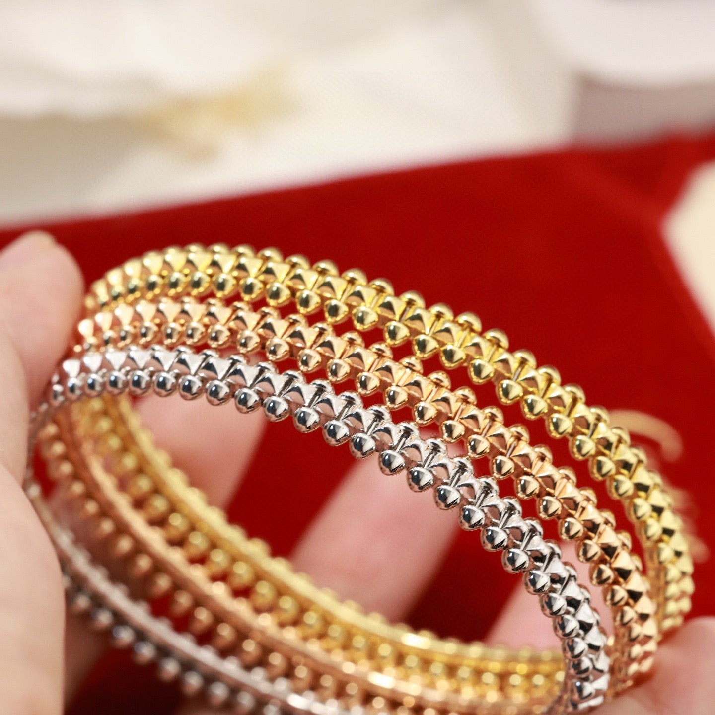 Cartier-style Studded Bracelet
