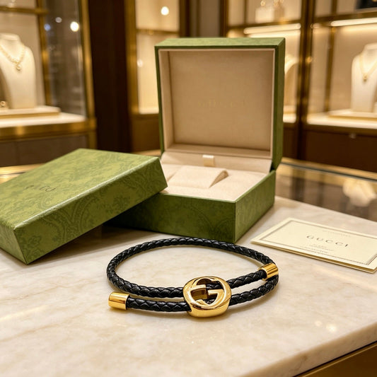 Gucci Leather Vintage Bracelet