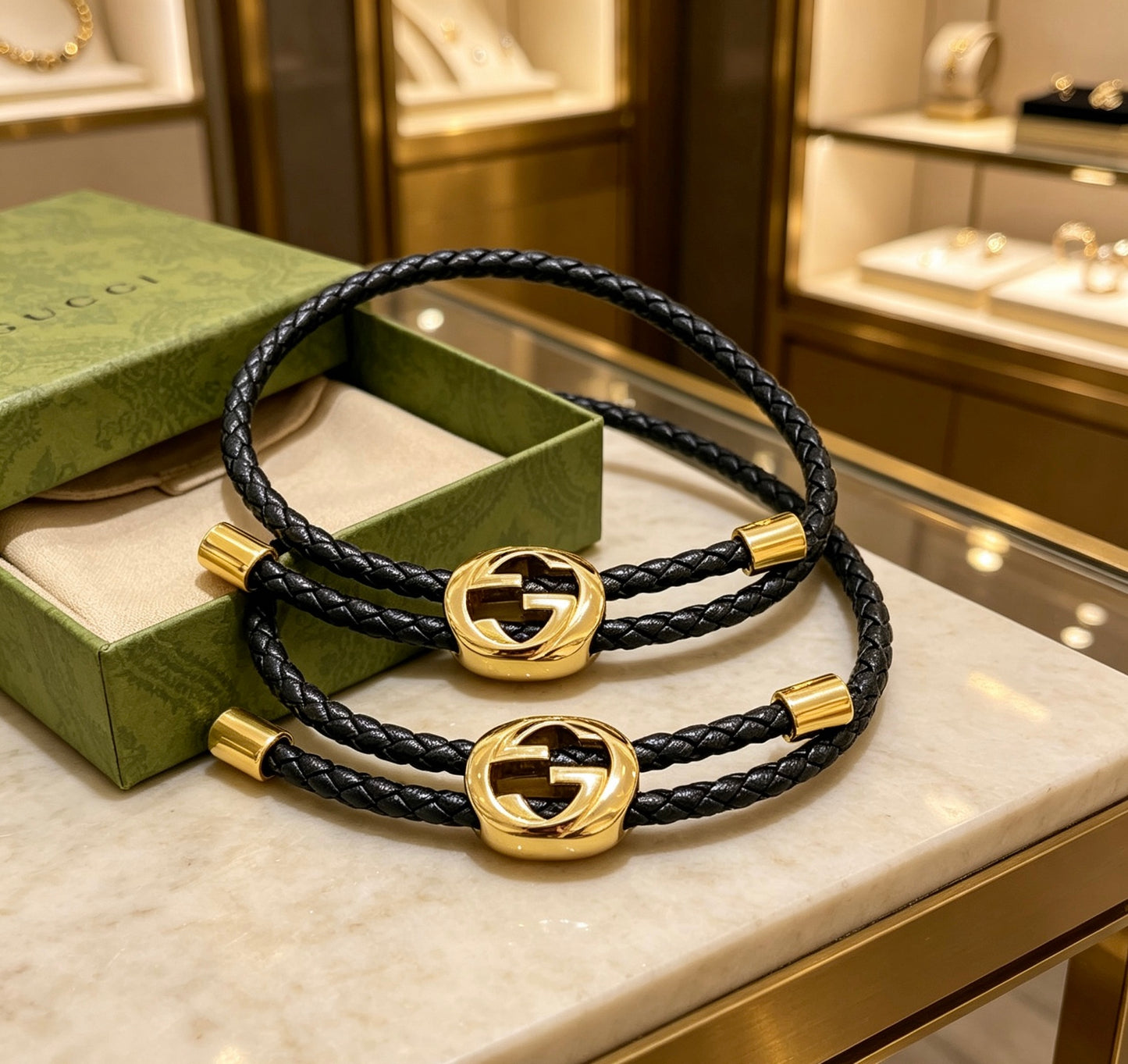 Gucci Leather Vintage Bracelet