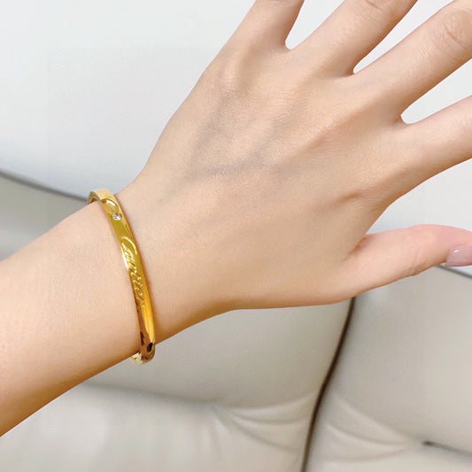 18K Gold-Plated Cartier Bracelet