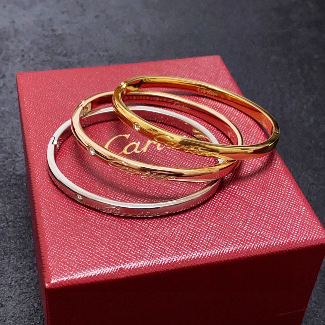 18K Gold-Plated Cartier Bracelet