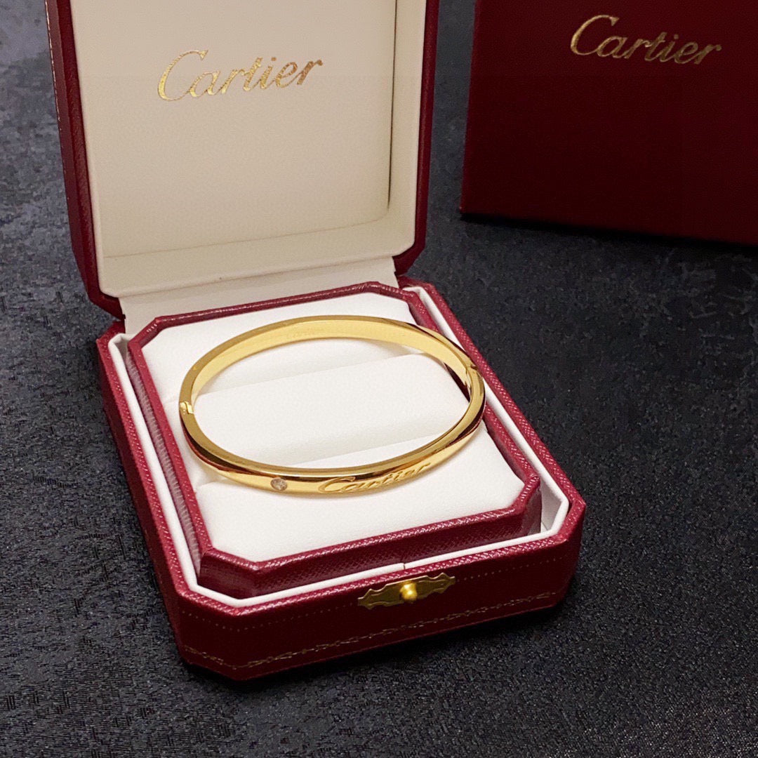 18K Gold-Plated Cartier Bracelet
