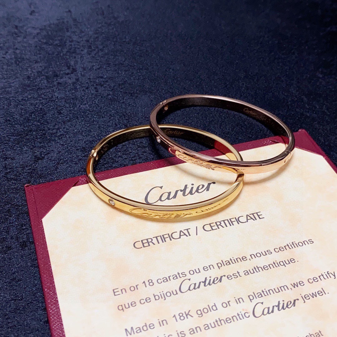 18K Gold-Plated Cartier Bracelet