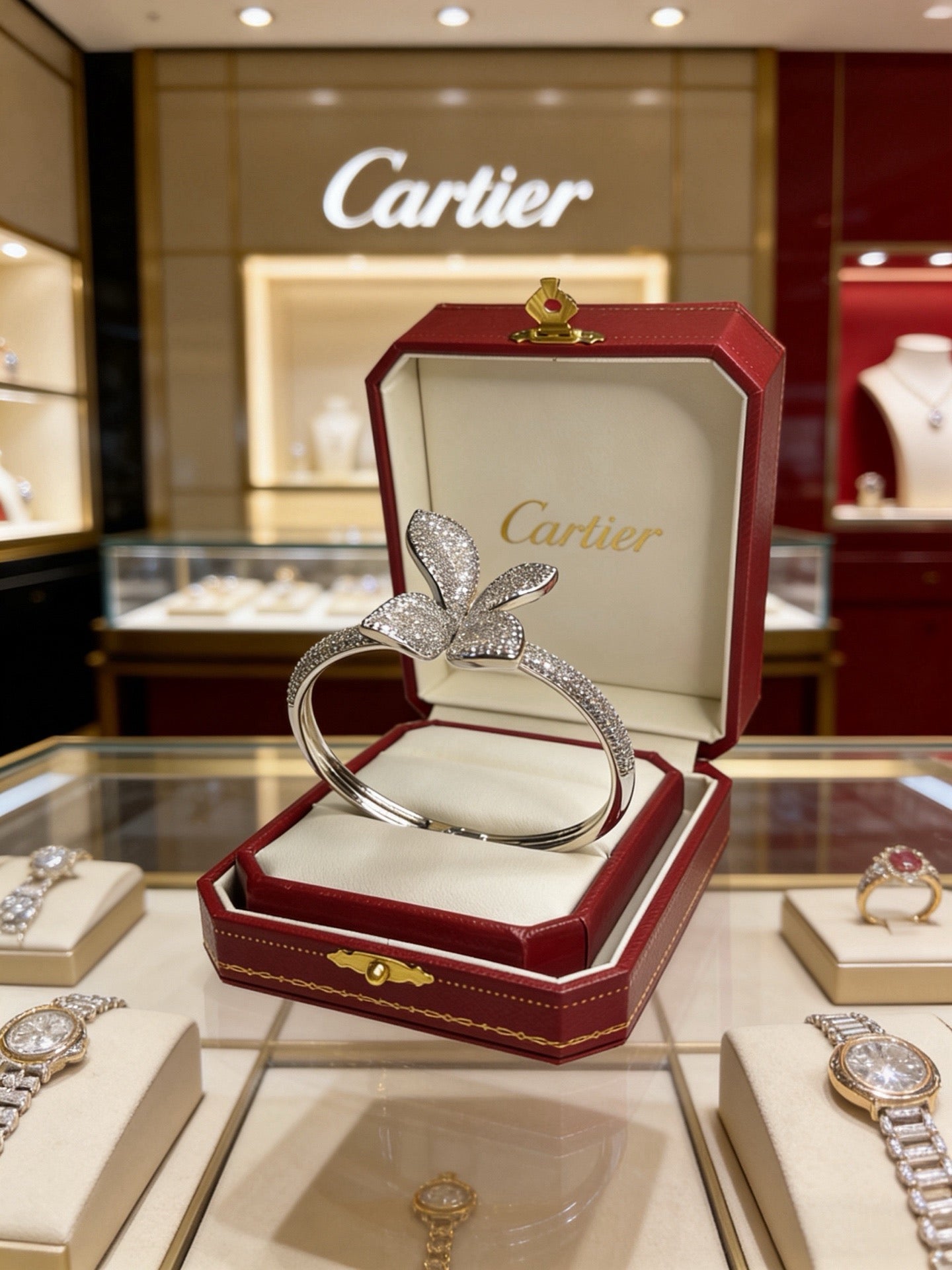 Cartier Butterfly Bracelet