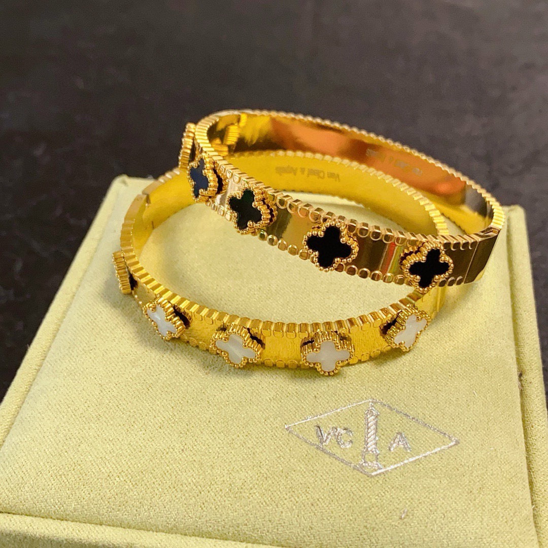 Van Cleef & Arpels-Style Clover Bracelet
