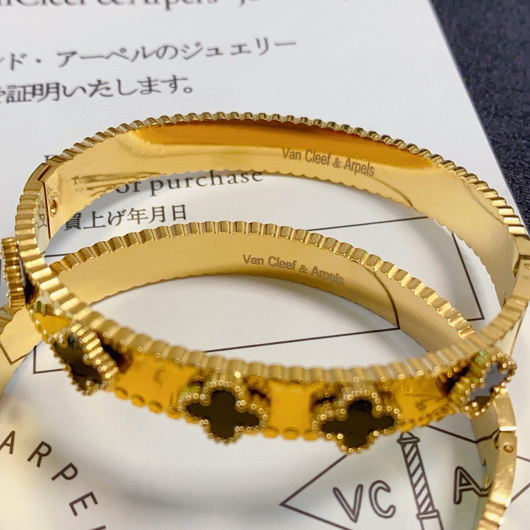 Van Cleef & Arpels-Style Clover Bracelet
