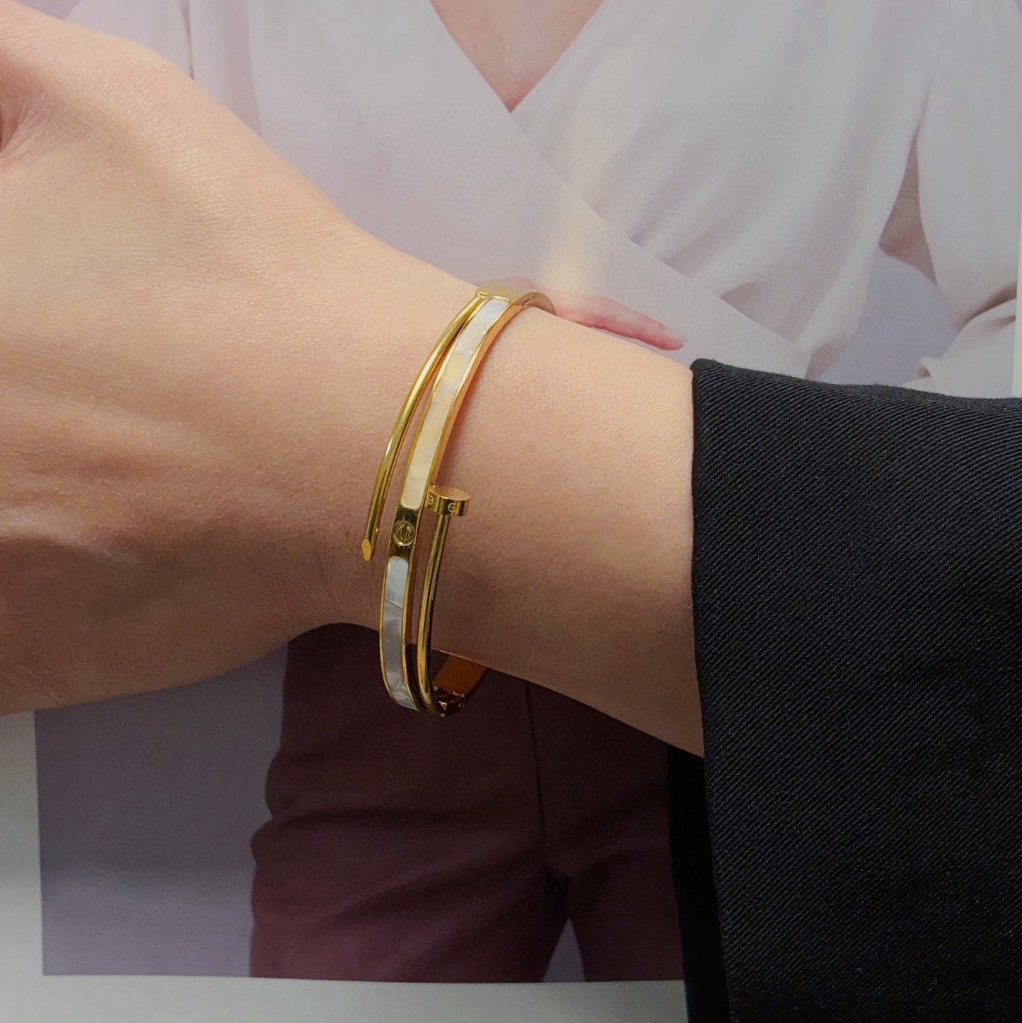18K Gold-Plated Cartier Bracelet
