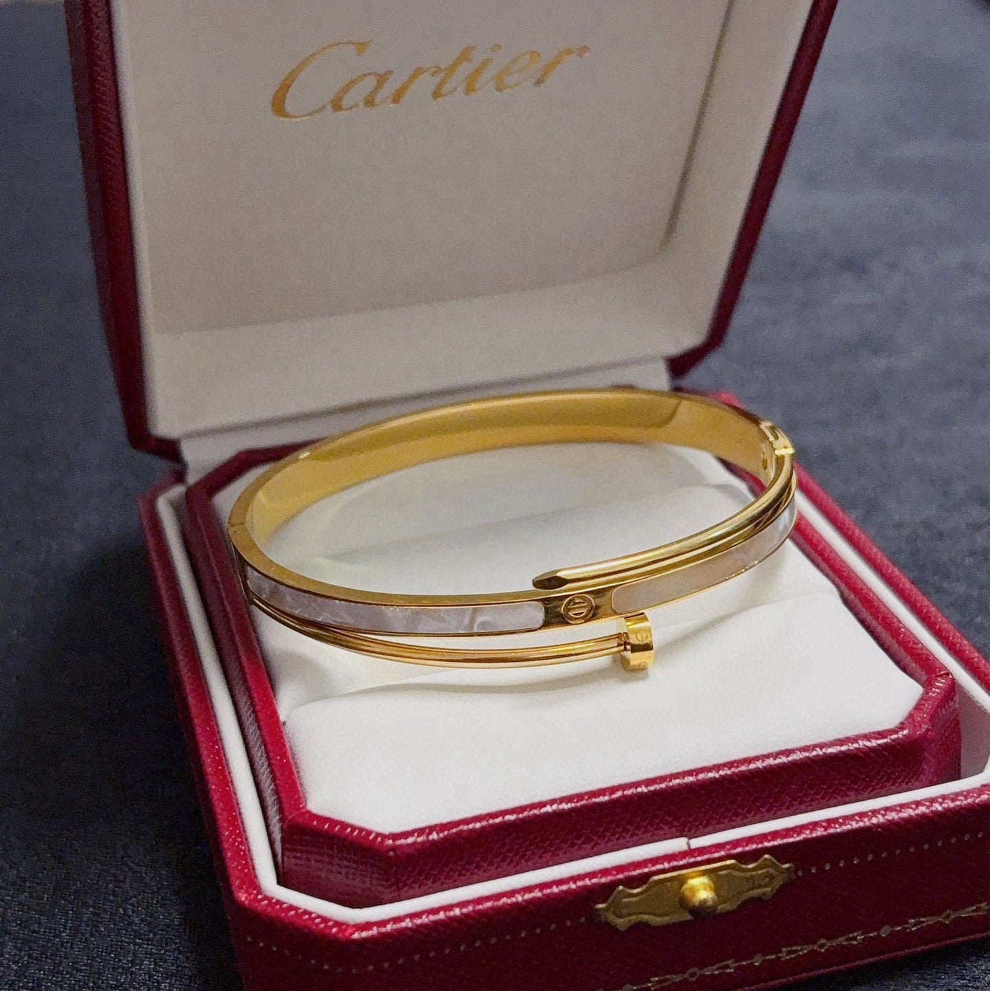 18K Gold-Plated Cartier Bracelet