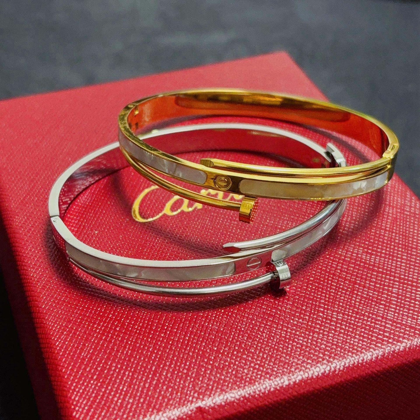18K Gold-Plated Cartier Bracelet