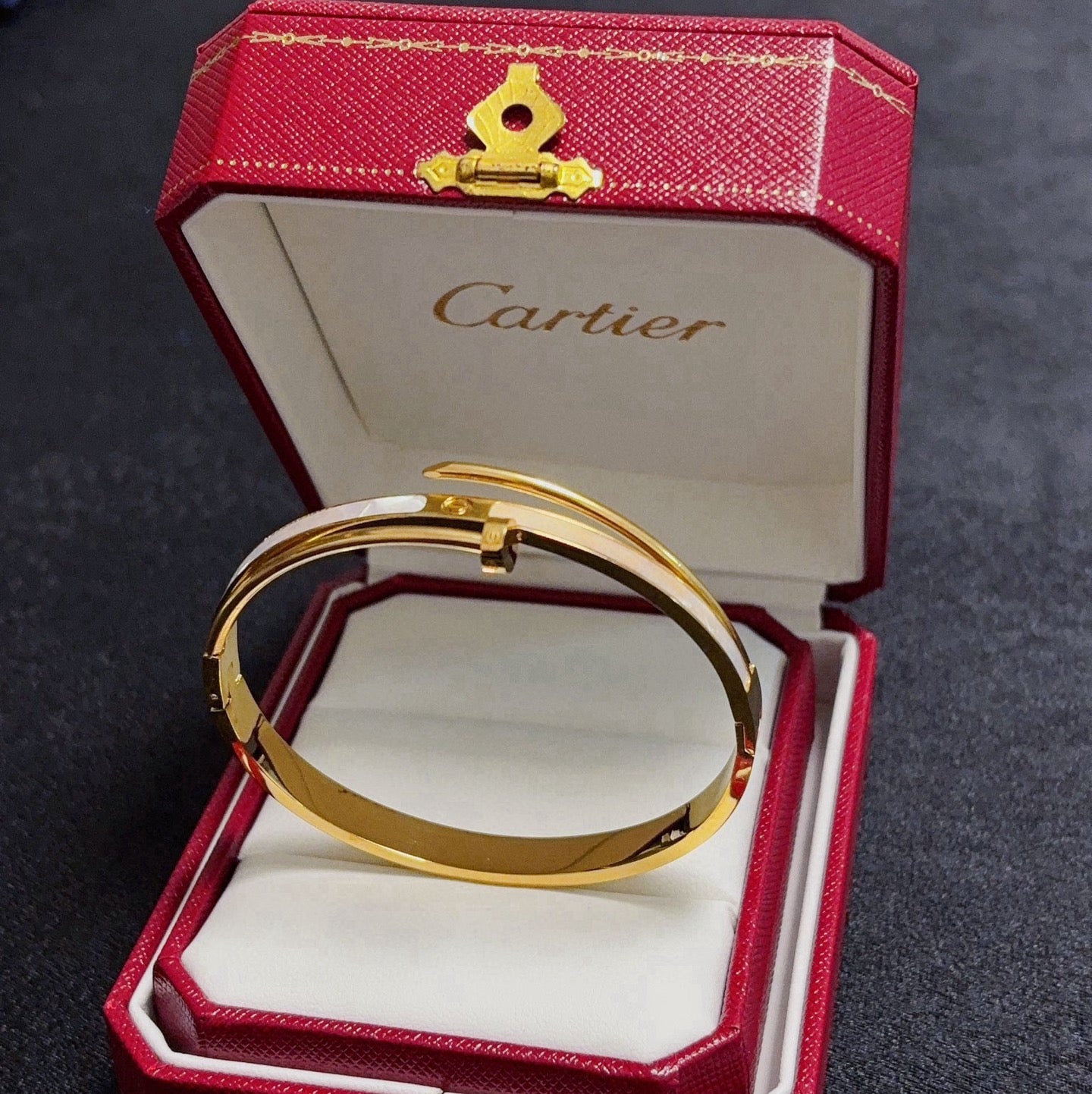 18K Gold-Plated Cartier Bracelet