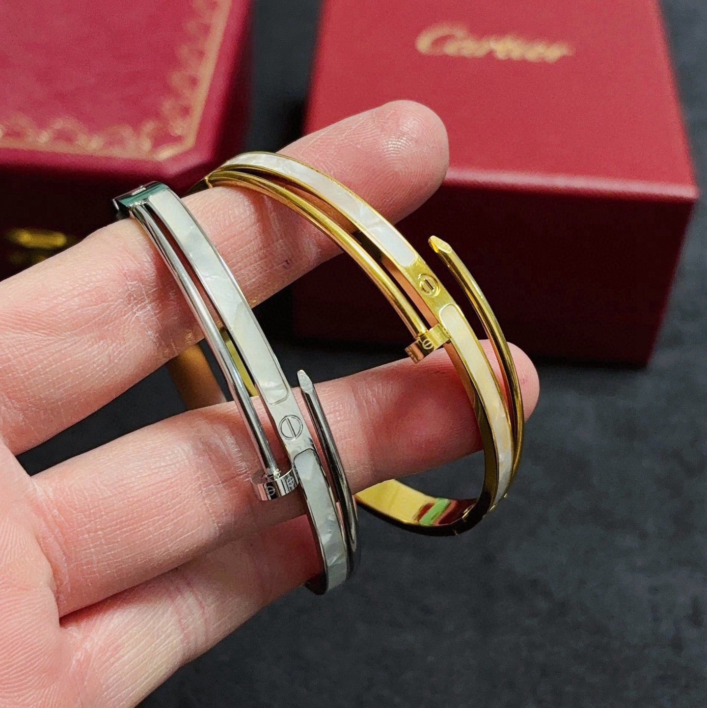 18K Gold-Plated Cartier Bracelet