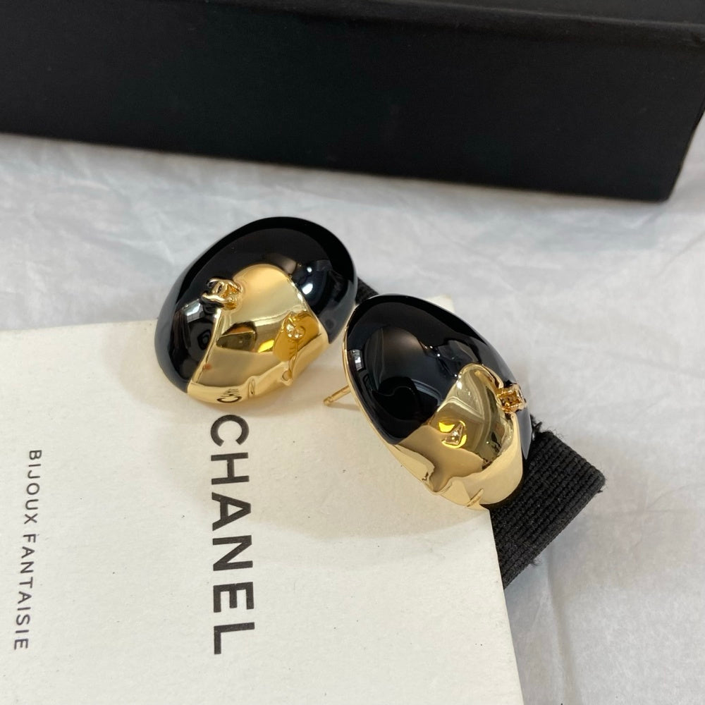 Chanel Enamel Vintage Earrings