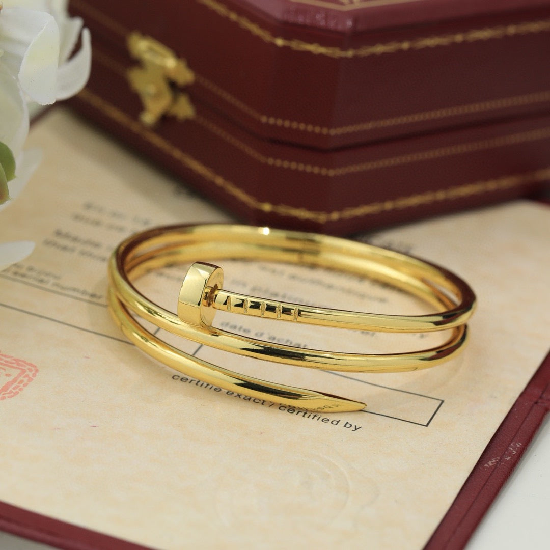 Cartier 18K Double-Row Bracelet (Non-Diamond)