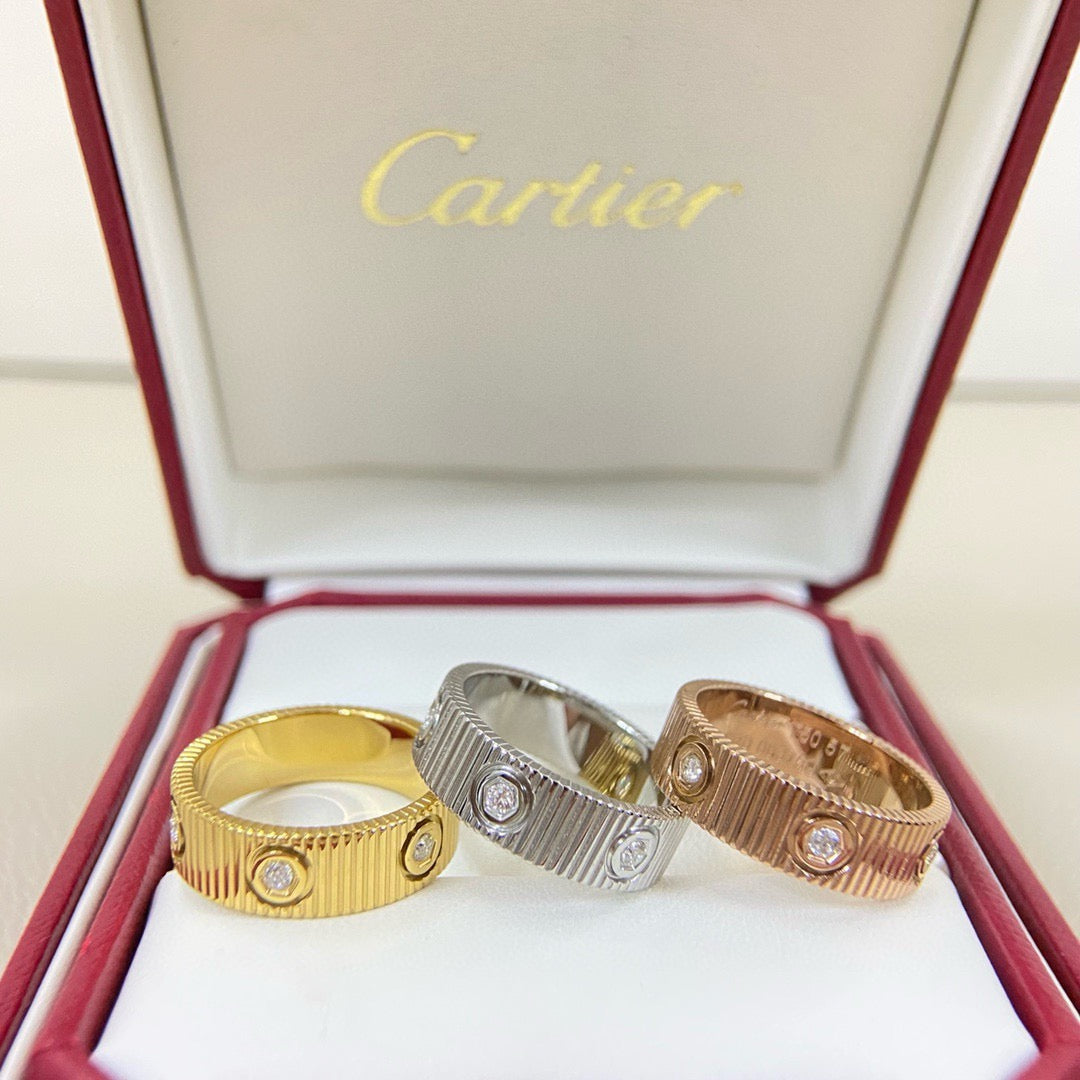 14K Gold-Plated Cartier Unisex Ring