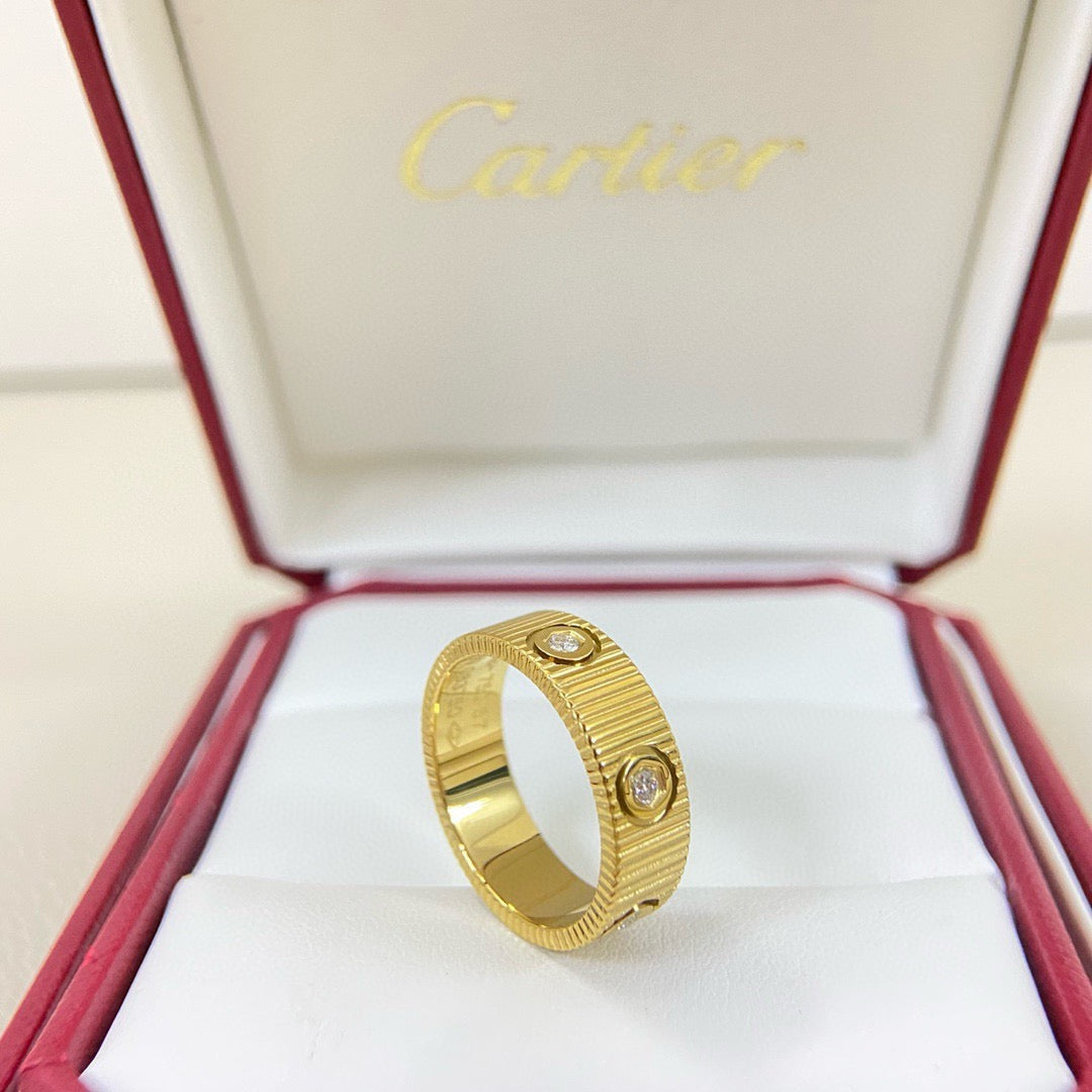 14K Gold-Plated Cartier Unisex Ring