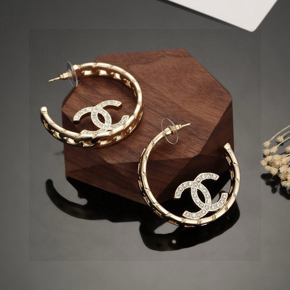 Chanel Brass Earrings
