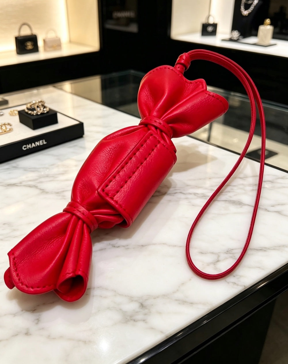 Chanel Lambskin Vintage Keychain