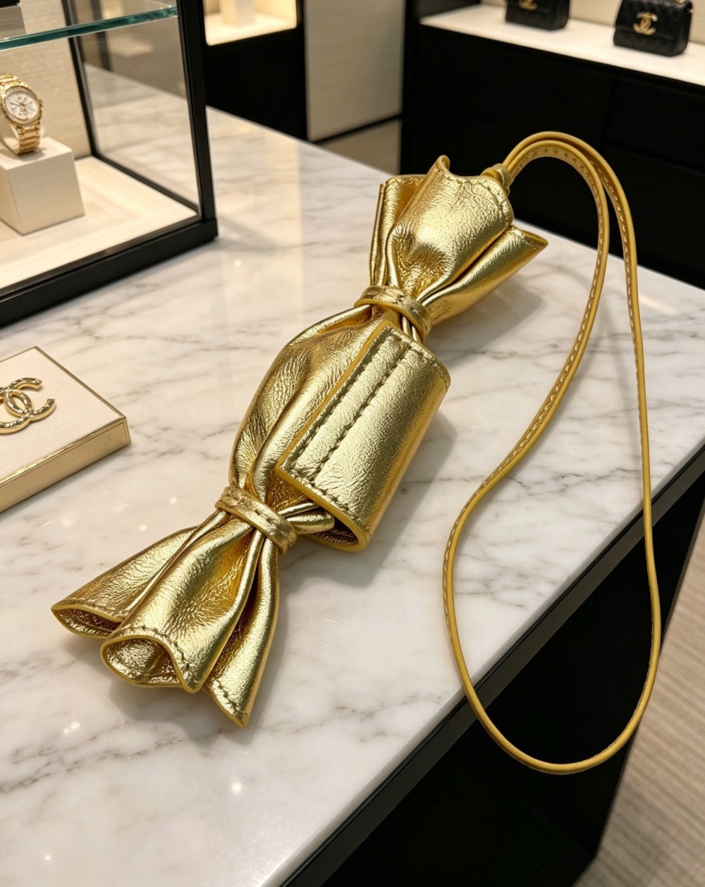 Chanel Lambskin Vintage Keychain