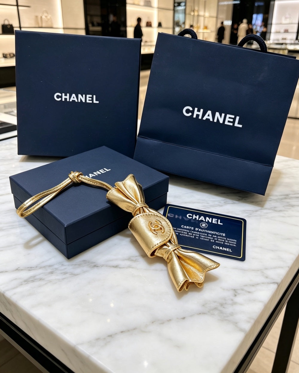Chanel Lambskin Vintage Keychain