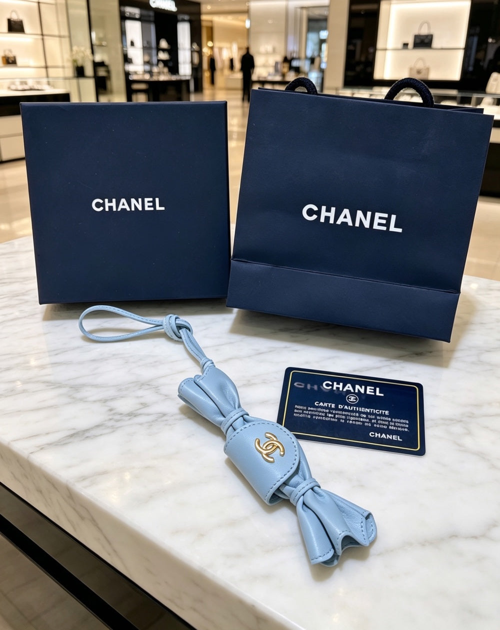 Chanel Lambskin Vintage Keychain