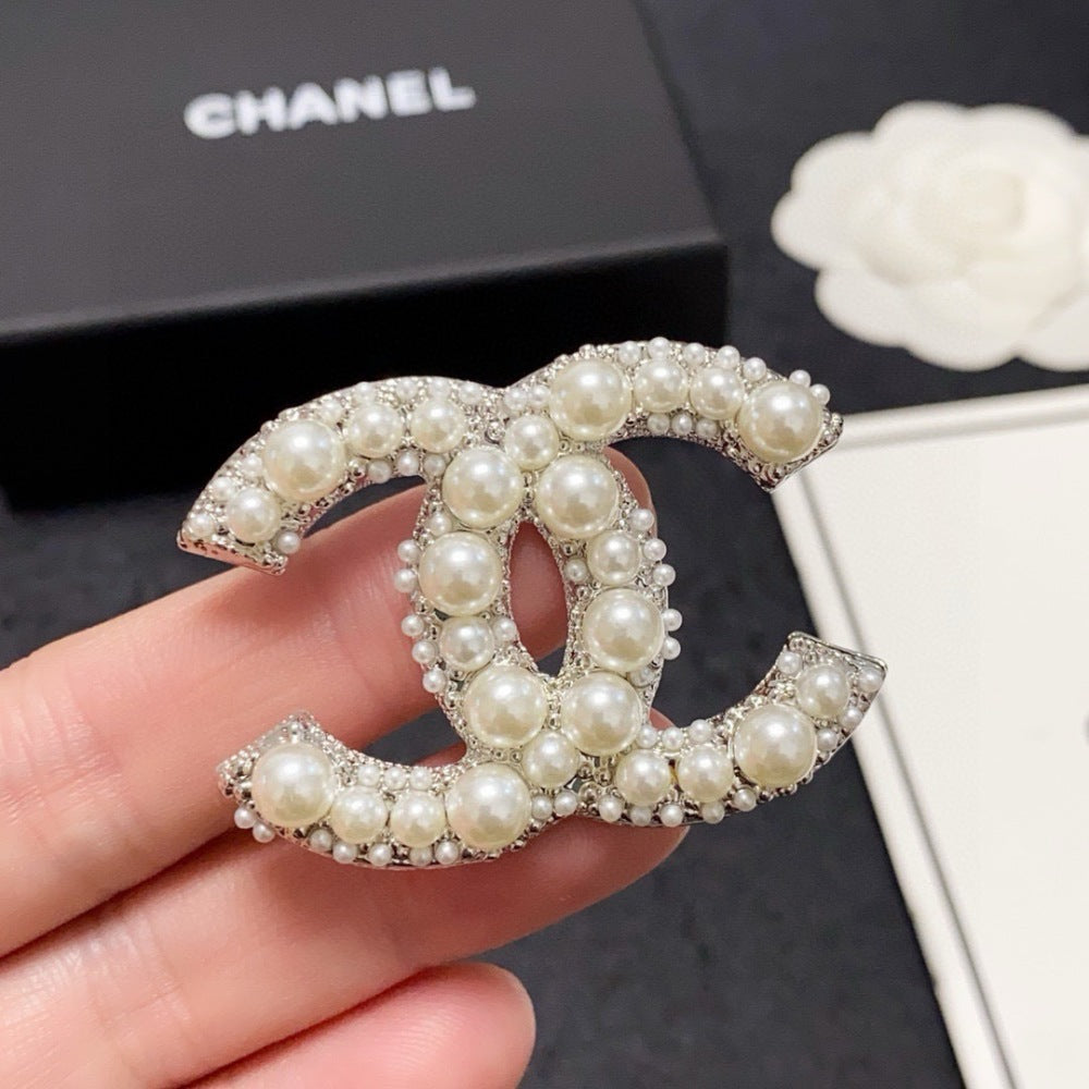 Chanel Pearl Brooch