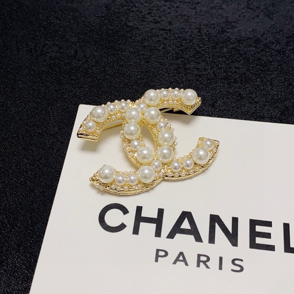 Chanel Pearl Brooch