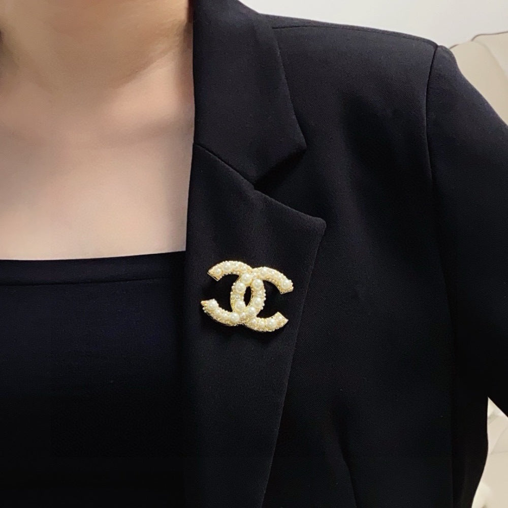 Chanel Pearl Brooch