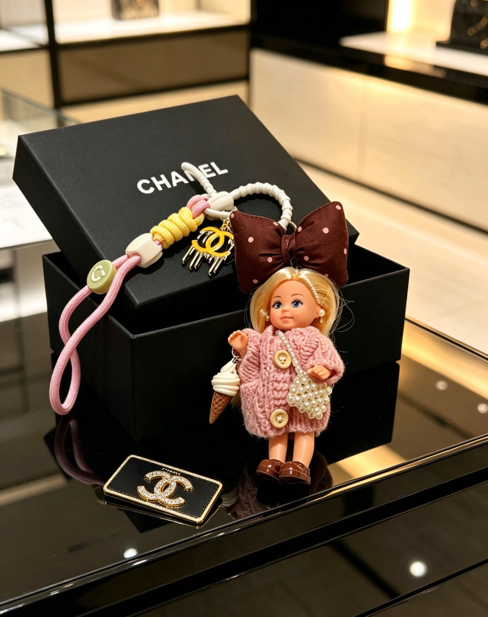 Chanel Vintage Keychain