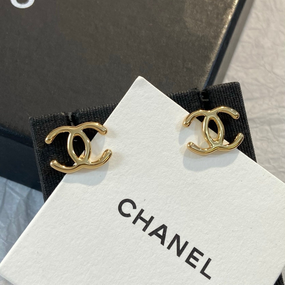 Chanel Vintage Double C Earrings