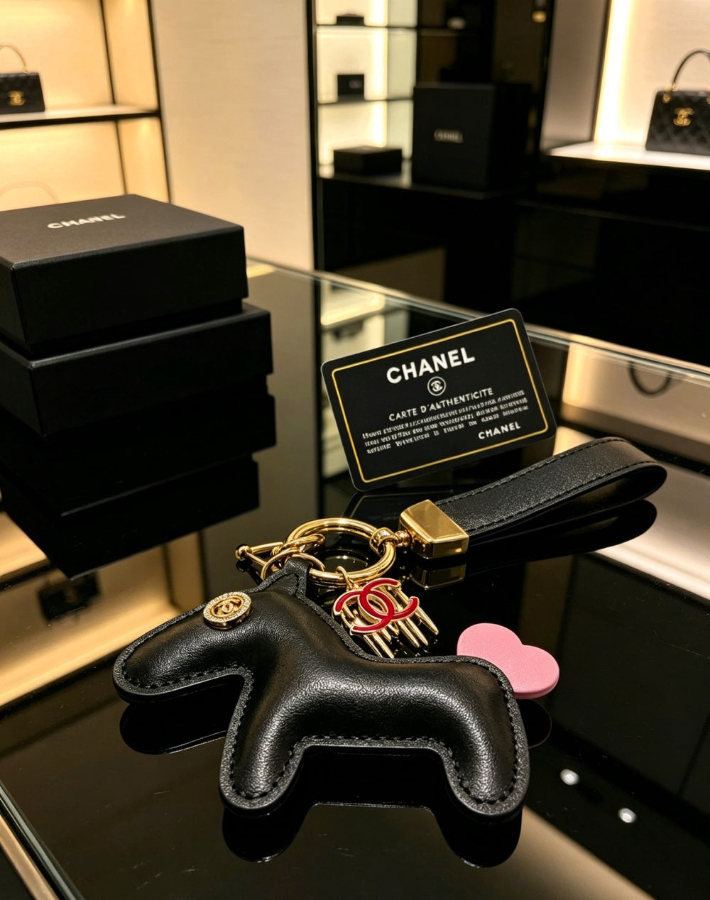 Chanel Vintage Keychain