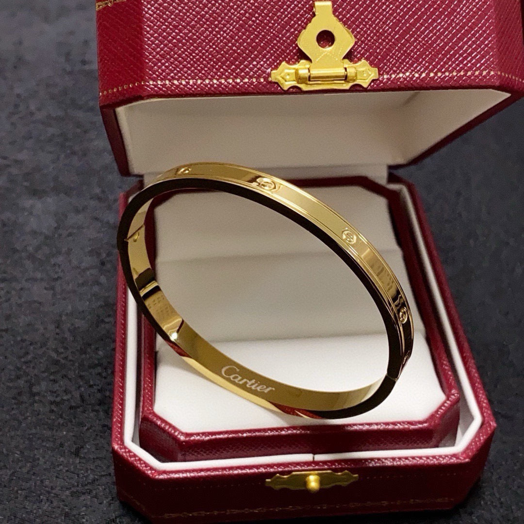 18K Gold-Plated Cartier Bracelet