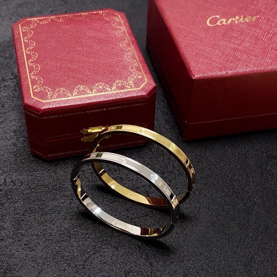 18K Gold-Plated Cartier Bracelet