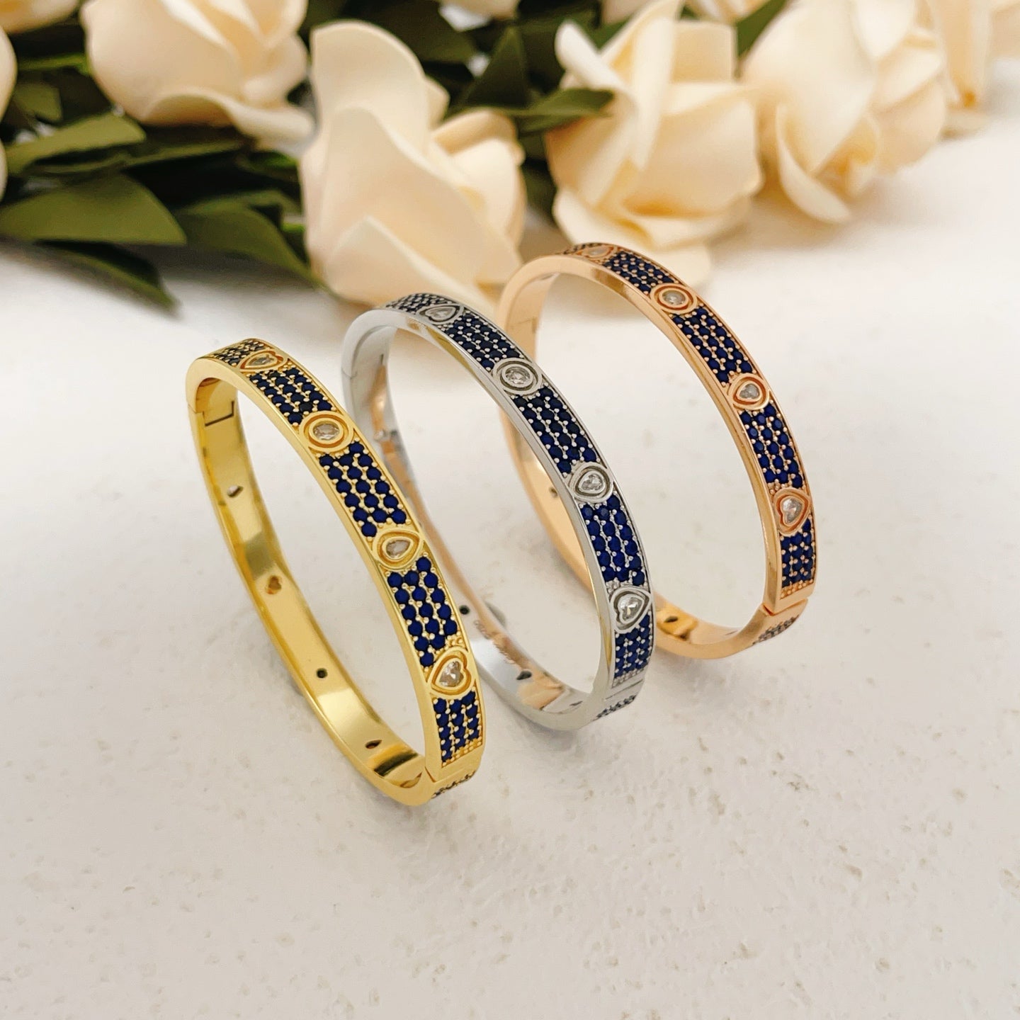 Cartier "Blue" Full-Pavé Bracelet