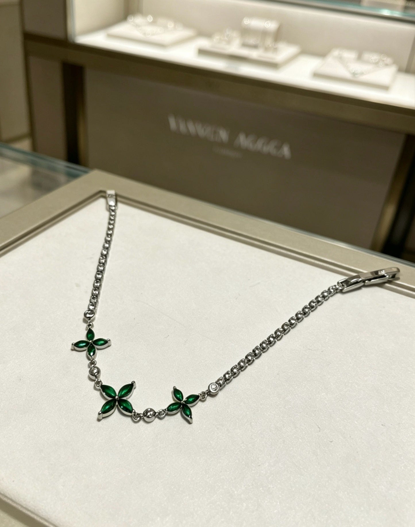 Van Cleef & Arpels-style Clover Bracelet