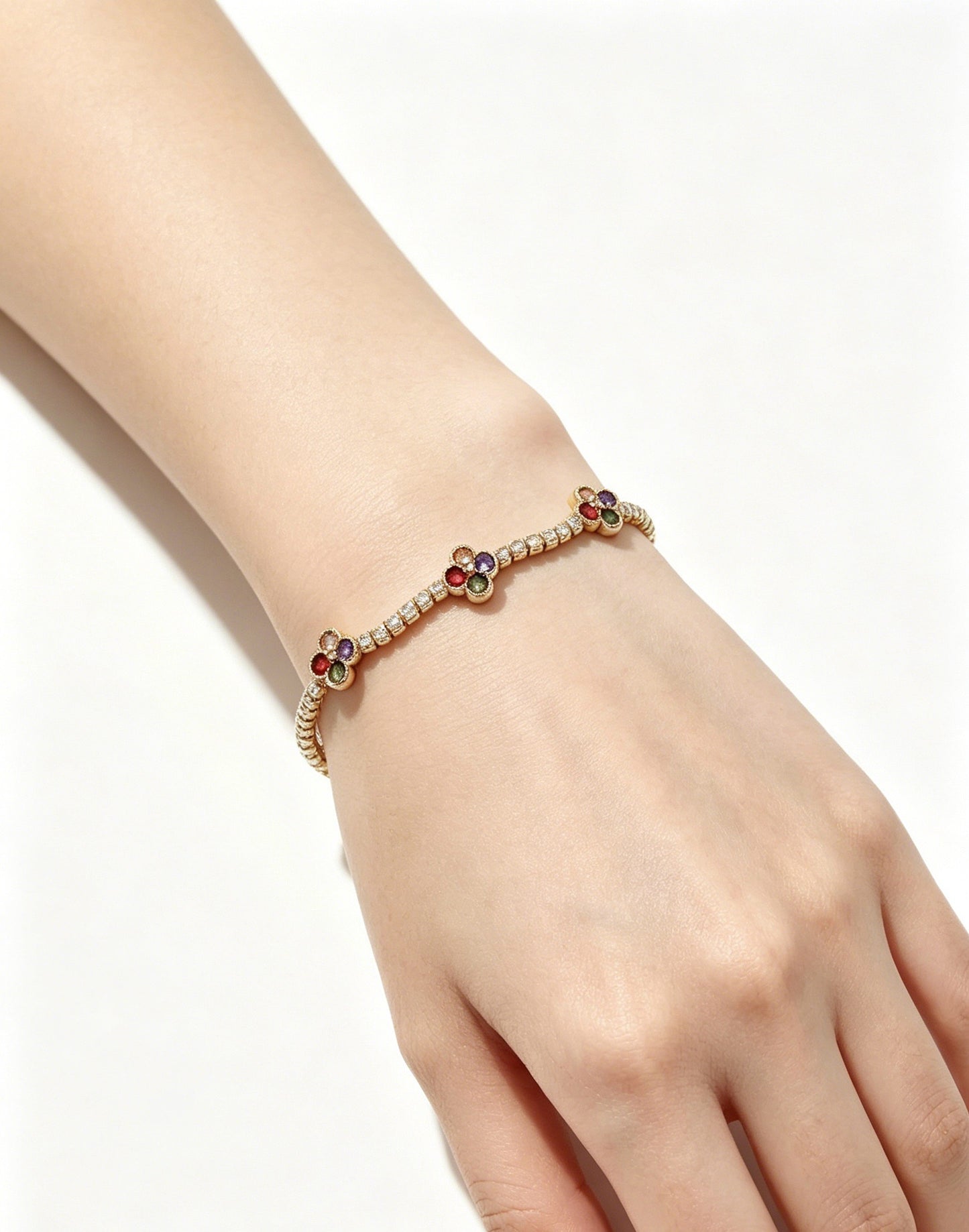Van Cleef & Arpels-style Clover Bracelet