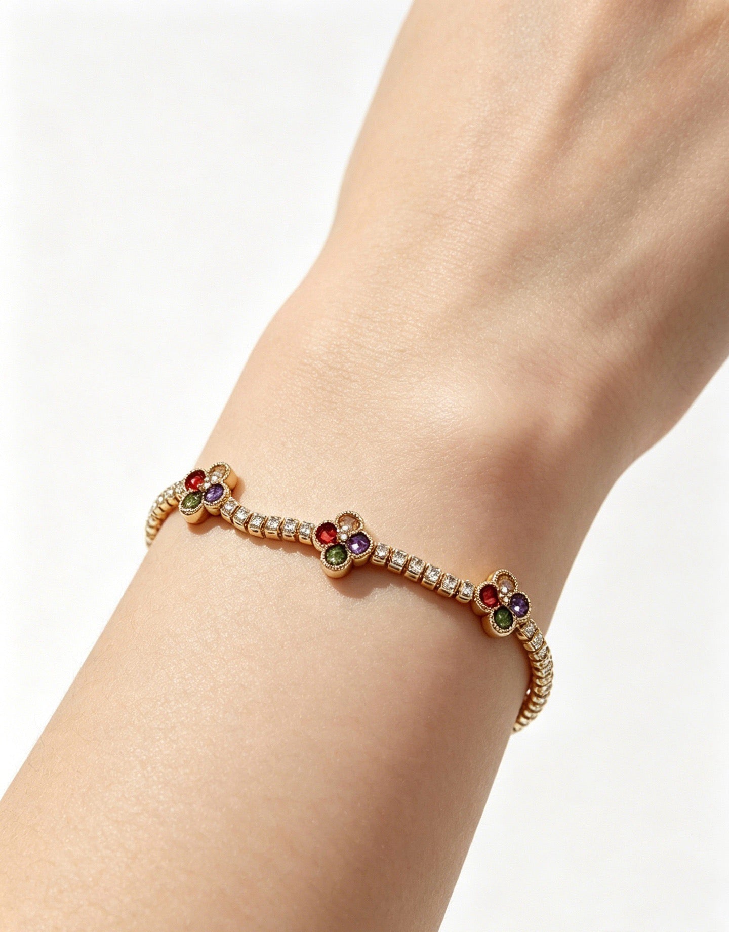 Van Cleef & Arpels-style Clover Bracelet