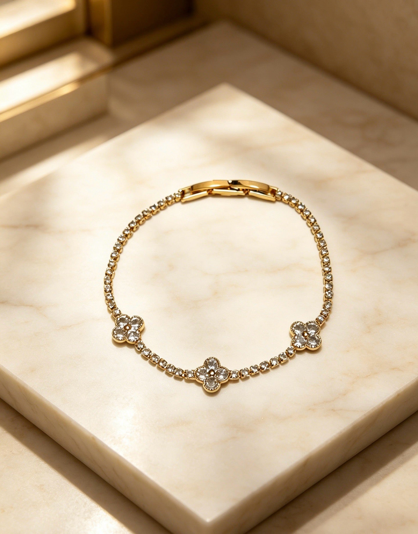 Van Cleef & Arpels-style Clover Bracelet