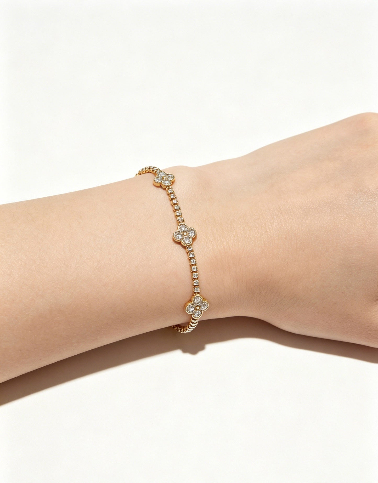 Van Cleef & Arpels-style Clover Bracelet